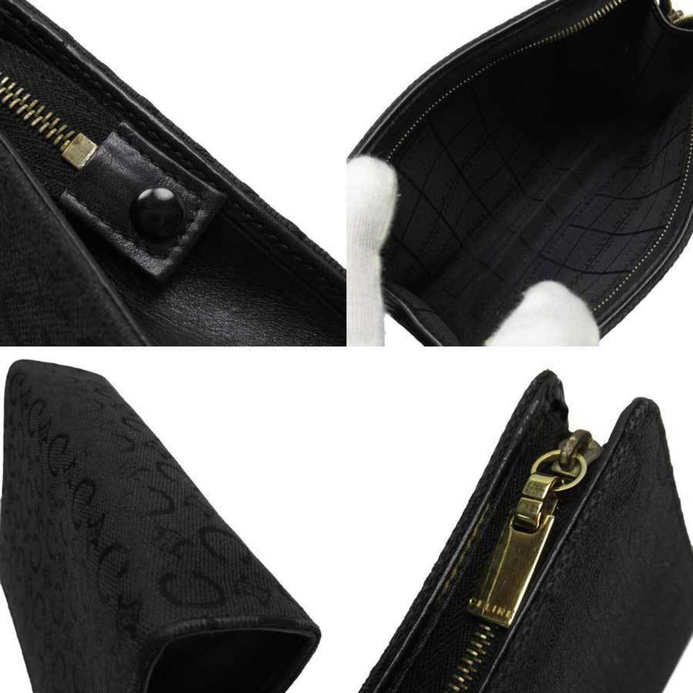 Celine Macadam Canvas Pouch Multi Case Black - image 5